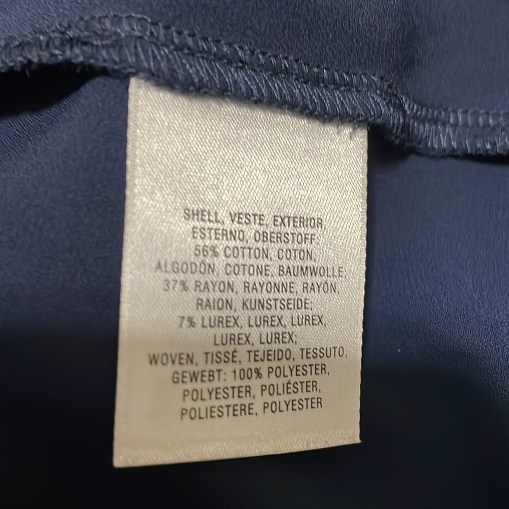 Anthropologie Deletta Layered Lila Tank‎ Navy Small - Picture 4 of 5